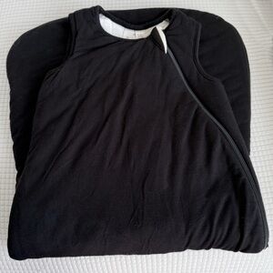 KYTE BABY 2.5 TOG Midnight Black Bamboo Sleep Sack w/Double Zipper 6-18mo